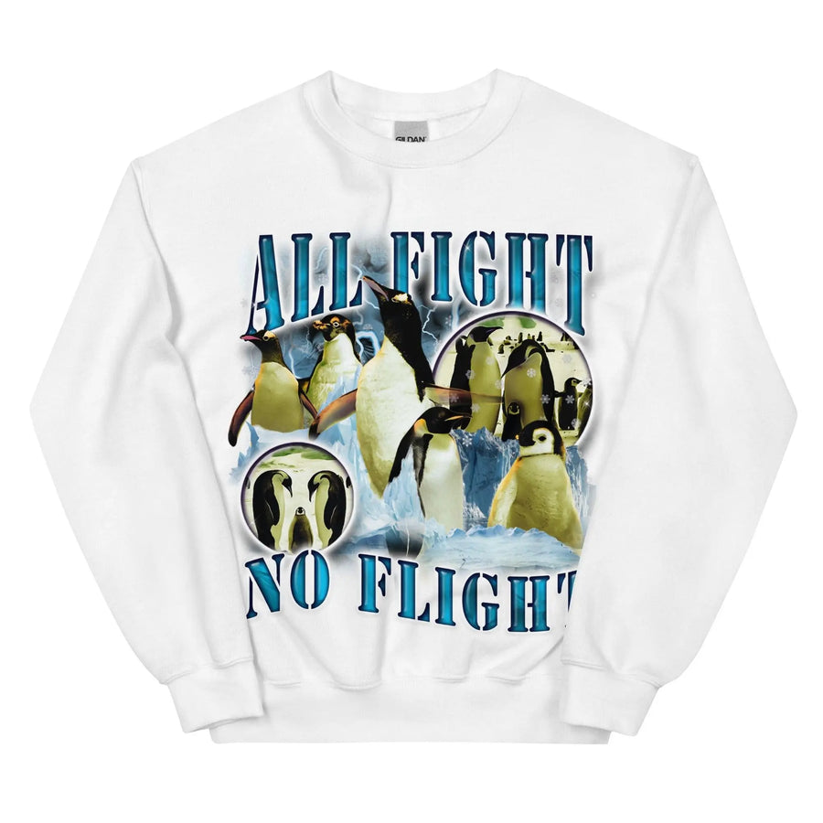 All Fight No Flight Sweatshirt - Orbital Clothing