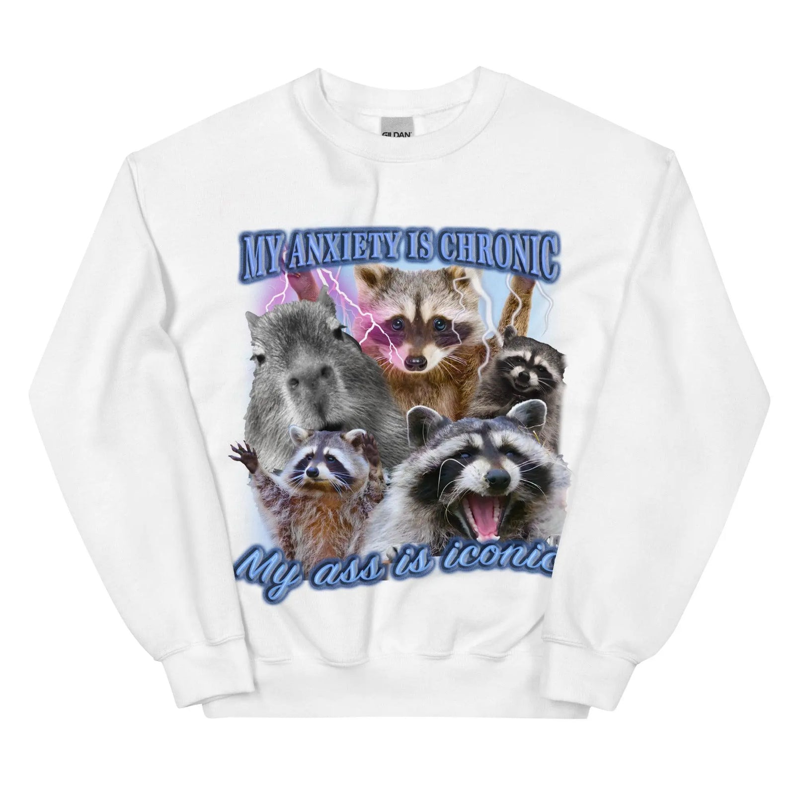 Anxiety Chronic Ass Iconic Sweatshirt - Orbital Clothing