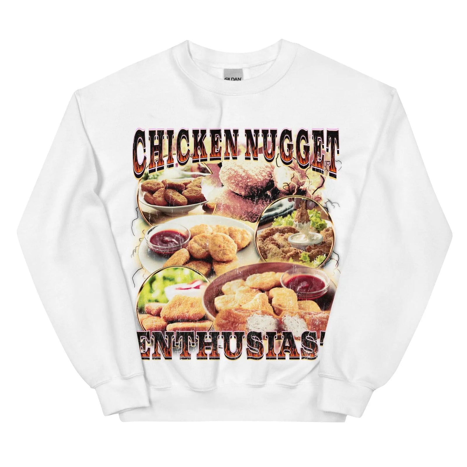 Chicken Nugget Enthusiast sweatshirt - Orbital Clothing