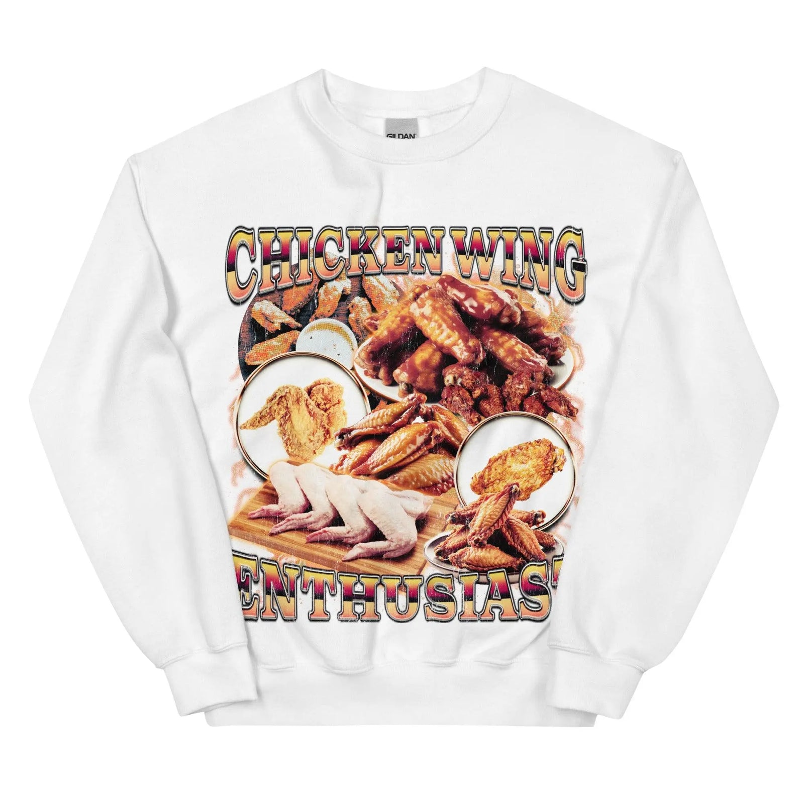 Chicken Wing Enthusiast Sweatshirt - Orbital Clothing