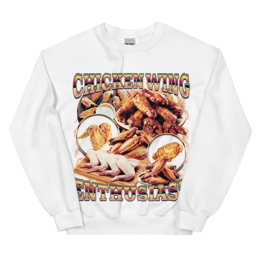 Chicken Wing Enthusiast Sweatshirt - Orbital Clothing