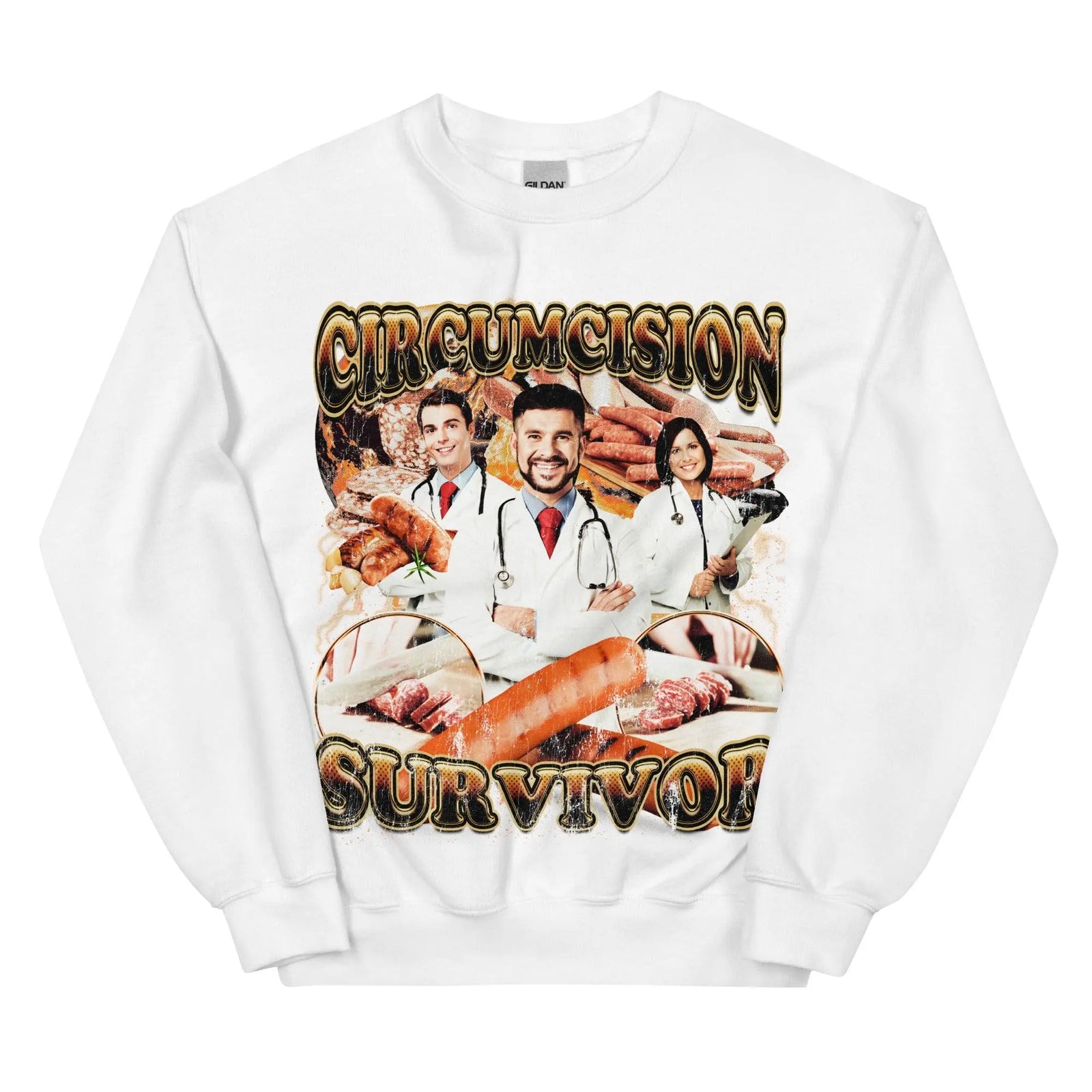 Circumcision Survivor Sweatshirt - Orbital Clothing