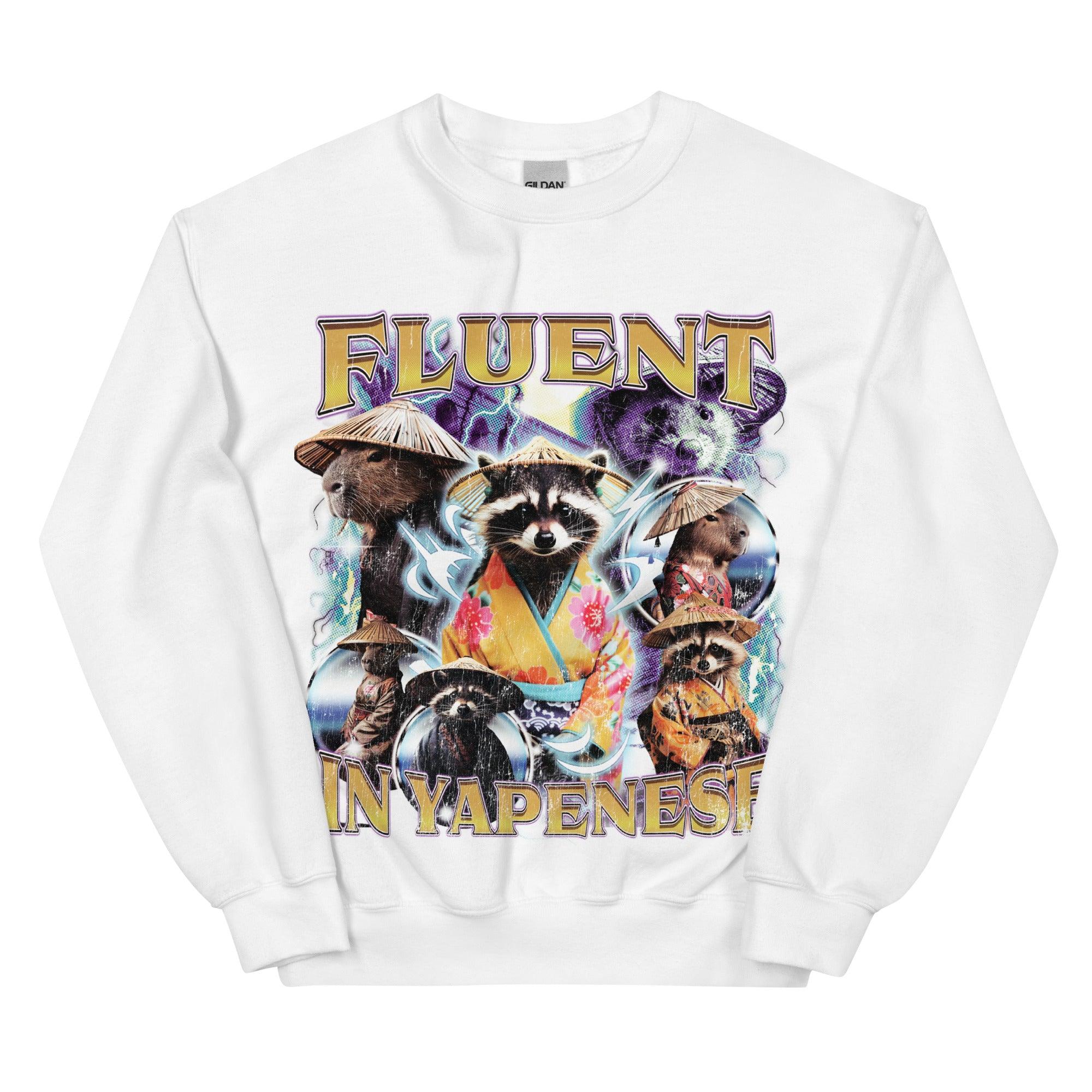 Fluent in Yapenese Sweatshirt - Orbital Clothing
