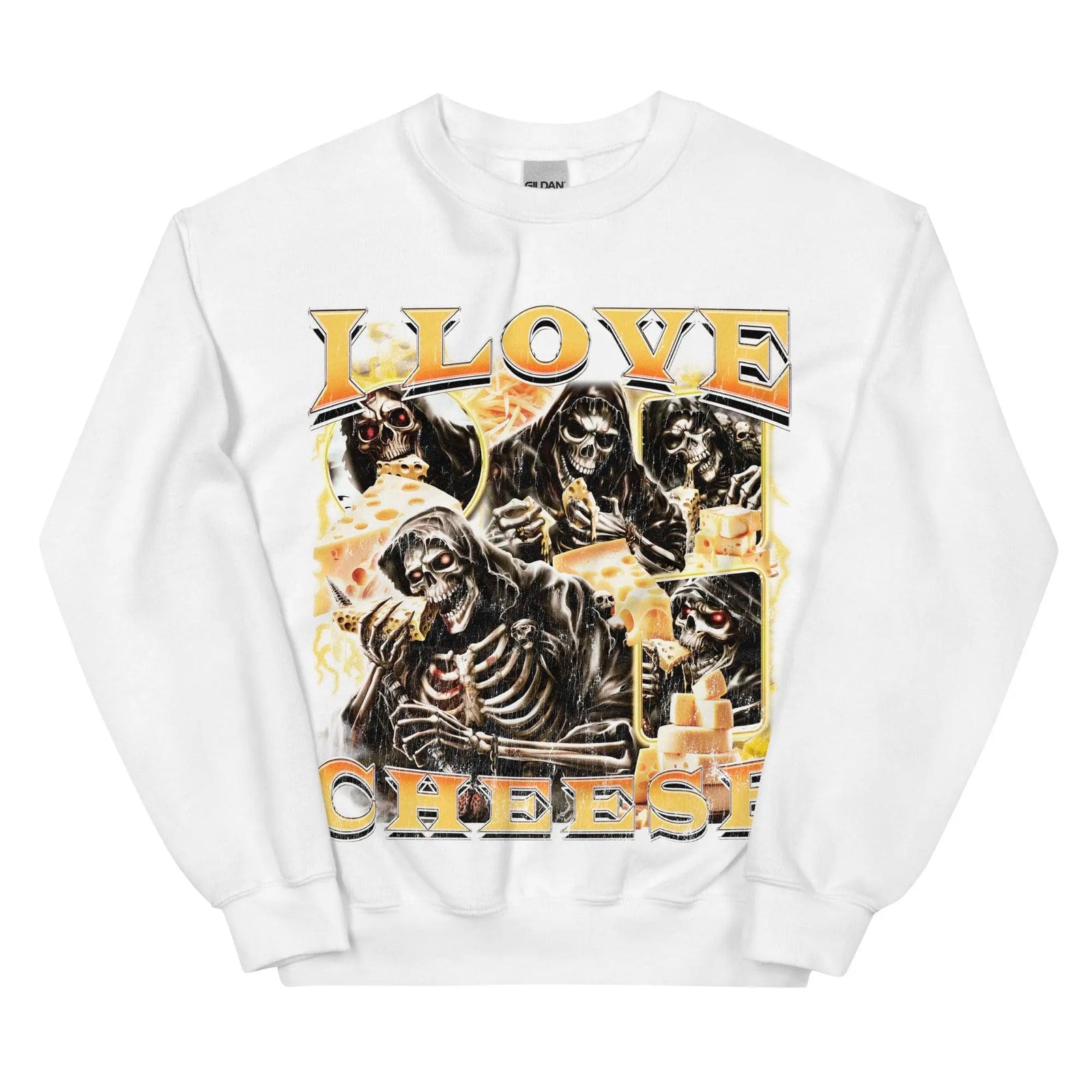I Love Cheese Sweatshirt - Orbital Clothing