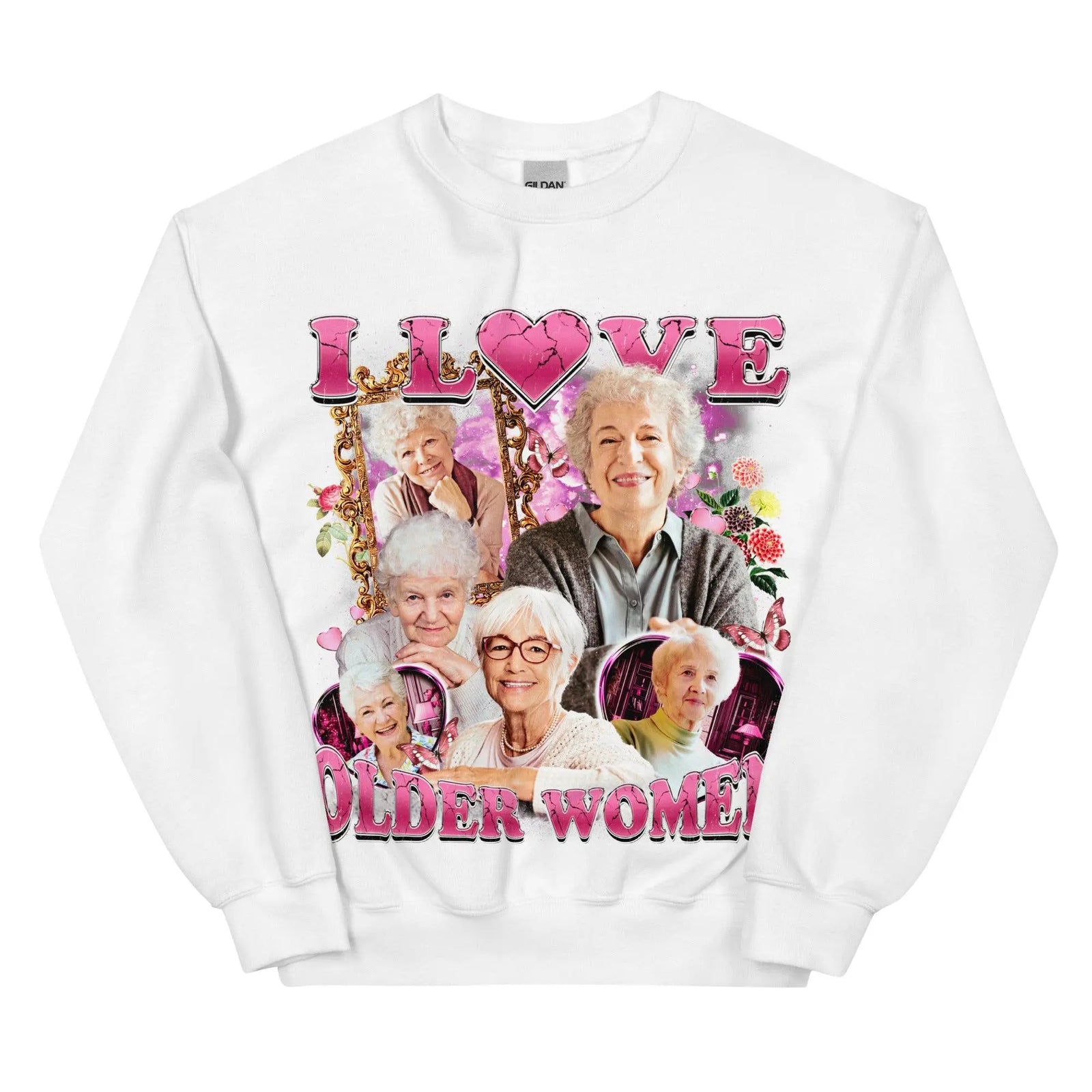 I Love Older Women Sweatshirt - Orbital Clothing