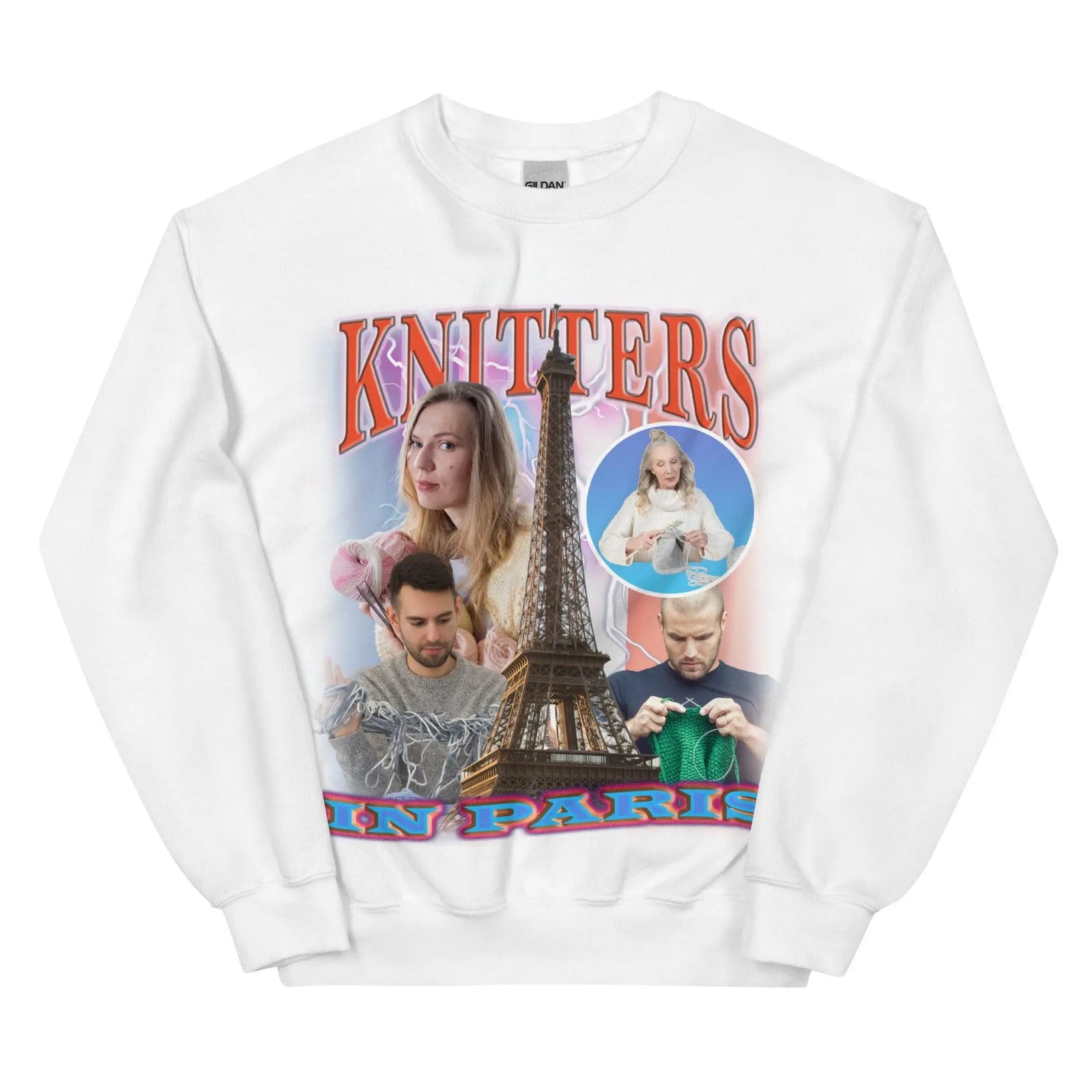Knitters in Paris Sweatshirt - Orbital Clothing