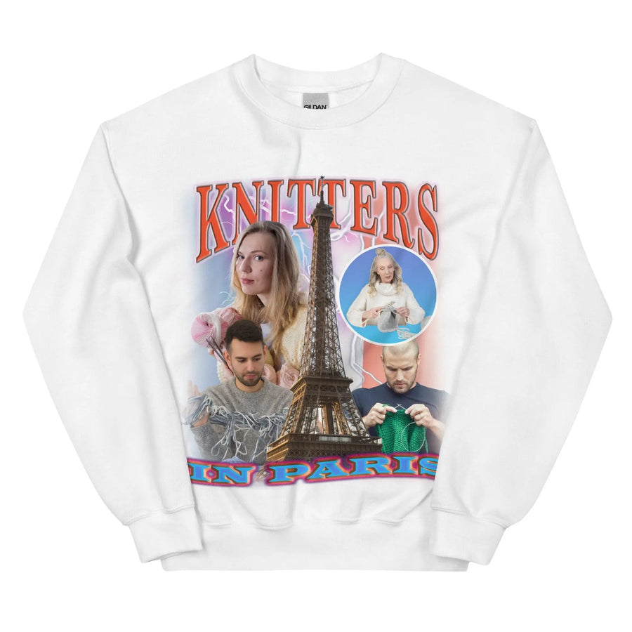 Knitters in Paris Sweatshirt - Orbital Clothing