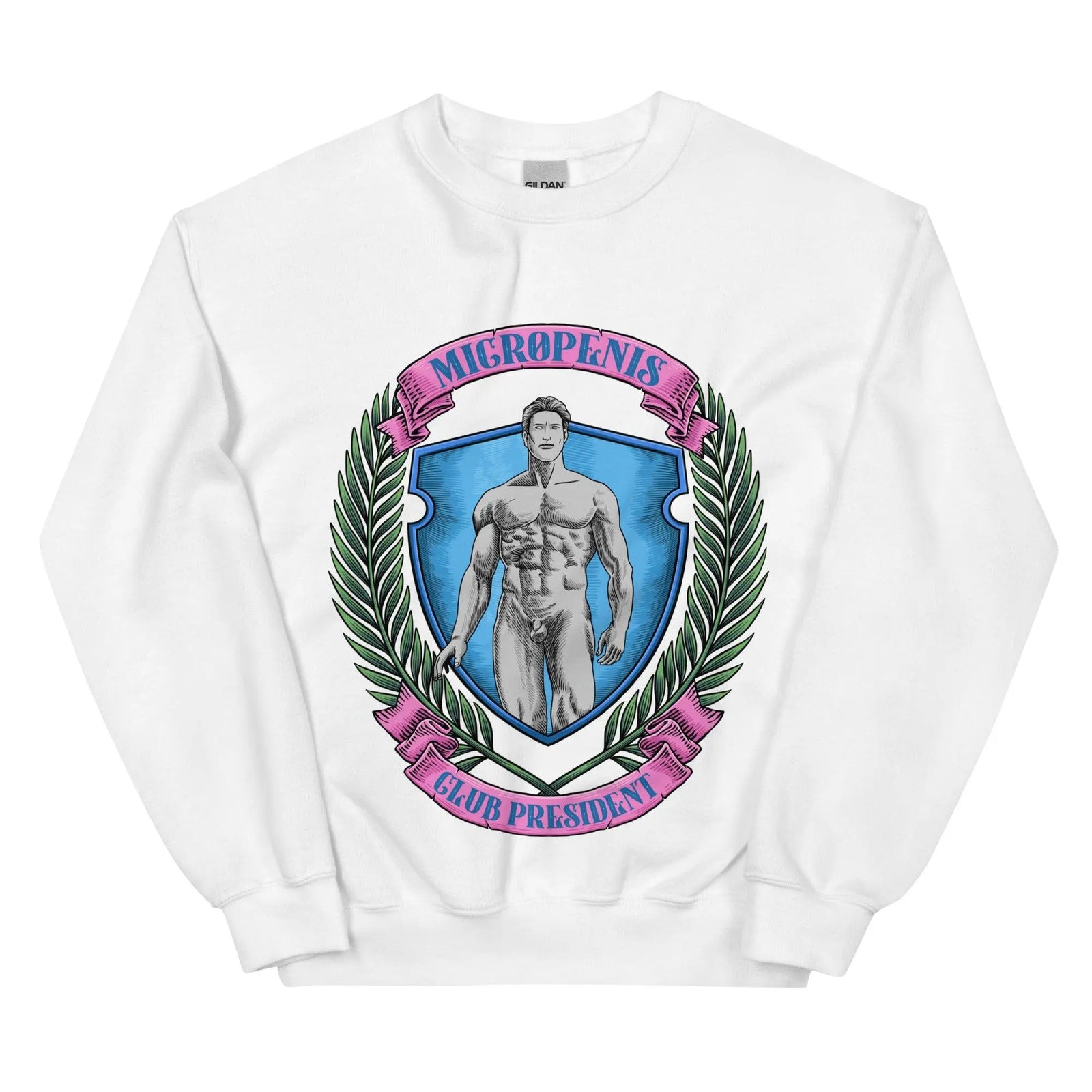 Micro Penis Club President Sweatshirt - Orbital Clothing