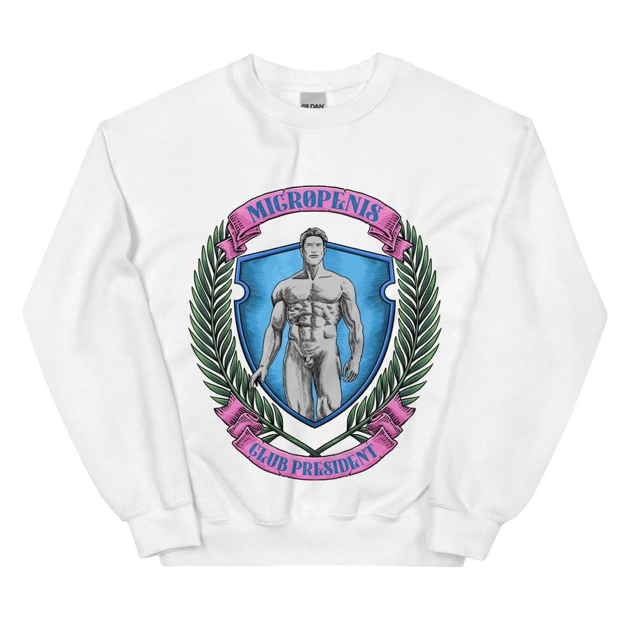 Micro Penis Club President Sweatshirt - Orbital Clothing