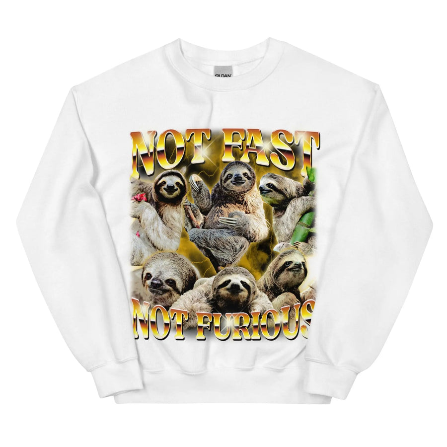 Not Fast Not Furious Sweatshirt - Orbital Clothing