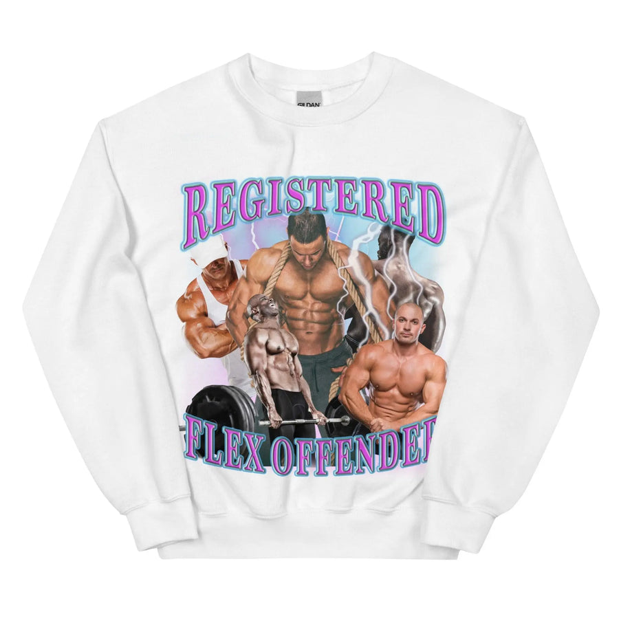 Registered Flex Offender Sweatshirt - Orbital Clothing