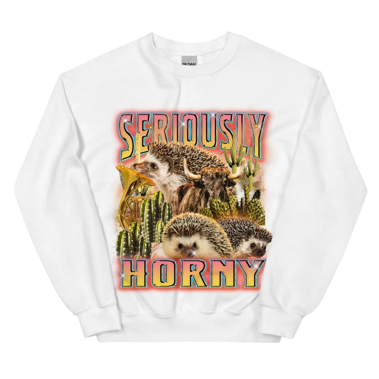 Seriously Horny Sweatshirt - Orbital Clothing