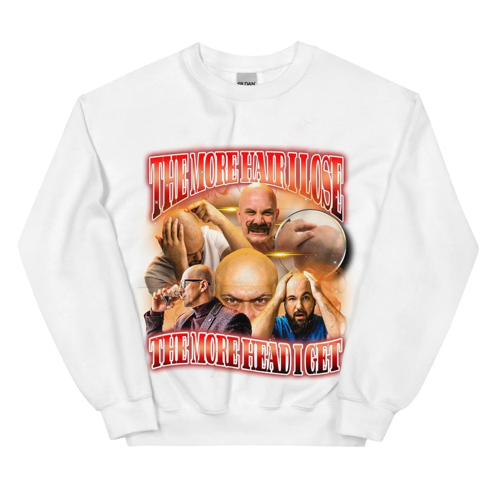 The More Hair I Lose The More Head I Get Sweatshirt - Orbital Clothing