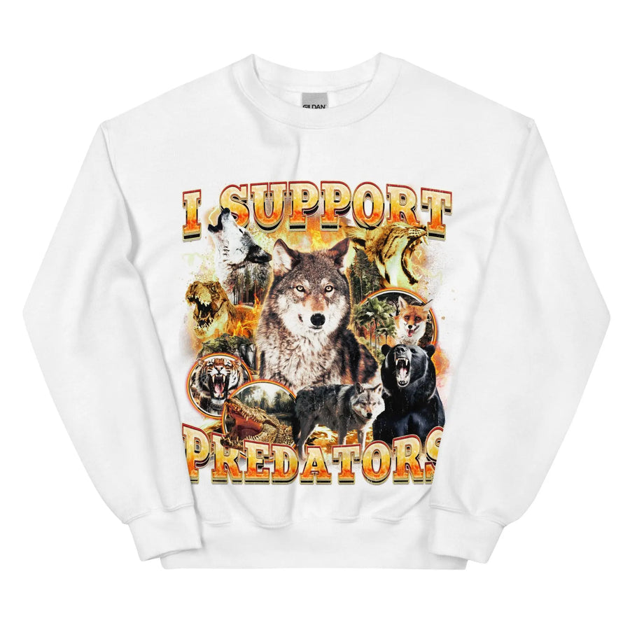 I Support Predators Sweatshirt - Orbital Clothing