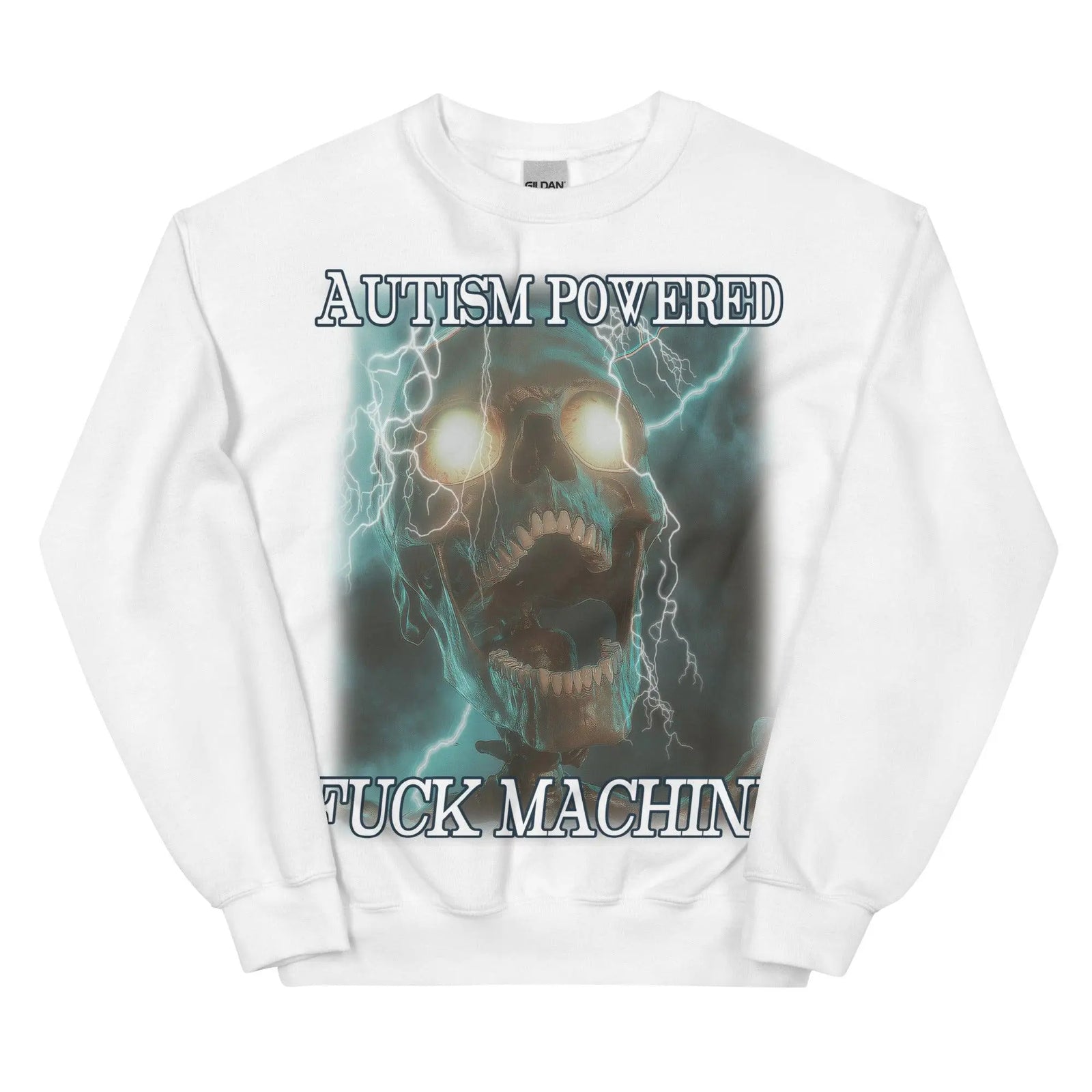 Autism Powered Fuck Machine Sweatshirt - Orbital Clothing