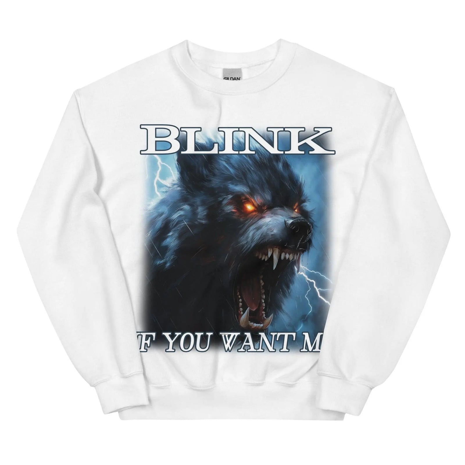 Blink If You Want Me Sweatshirt - Orbital Clothing