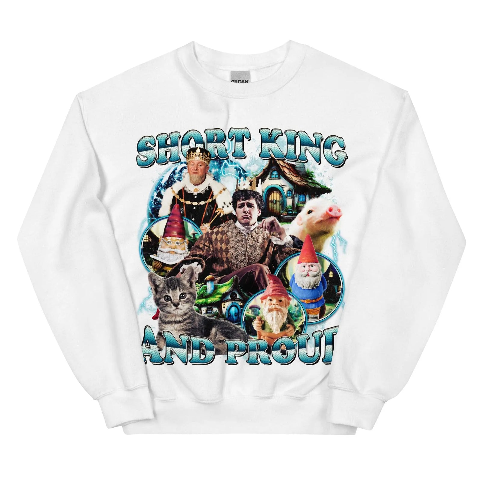 Short King and Proud Sweatshirt - Orbital Clothing