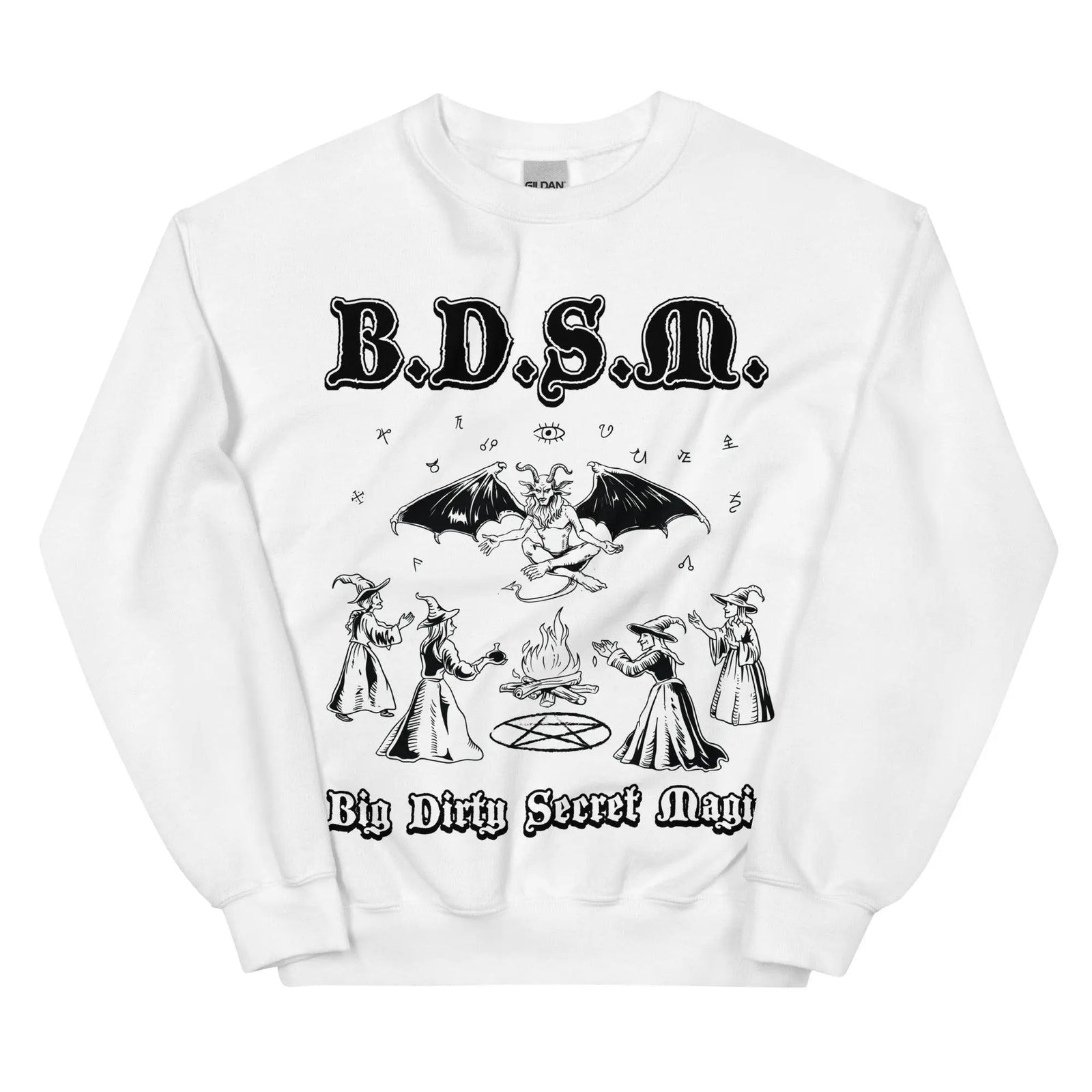 BDSM (Big Dirty Secret Magic) sweatshirt - Orbital Clothing