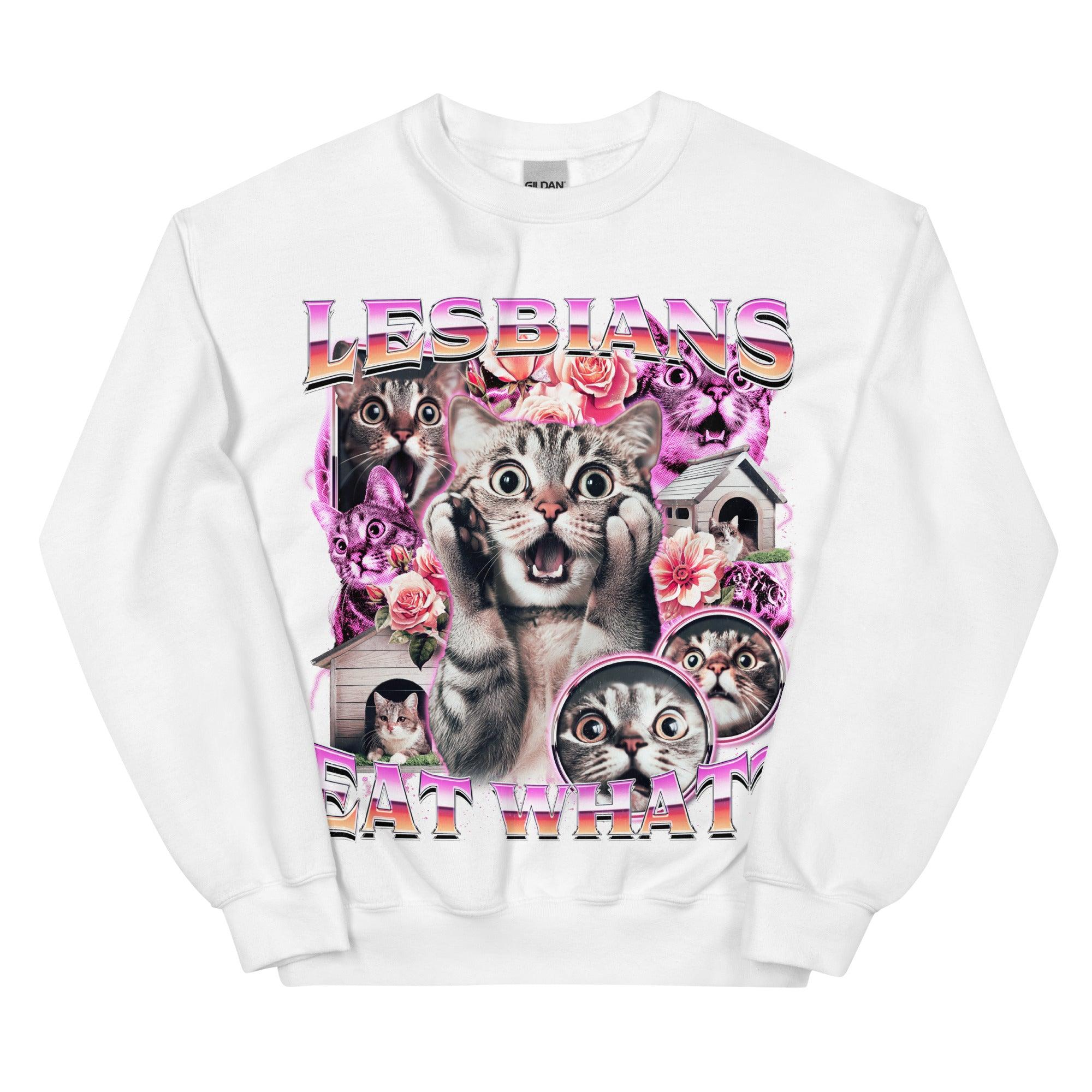 Lesbians Eat What sweatshirt - Orbital Clothing