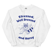 Gestrest, goed gekleed en geil sweatshirt