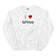I Love Latinas sweatshirt