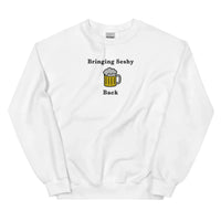 Bringing seshy back (embroidered) sweatshirt - White / S