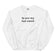 As per my last email (embroidered) sweatshirt