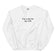 I'm a slut for my wife embroidered sweatshirt