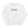 I'm a slut for my husband embroidered sweatshirt