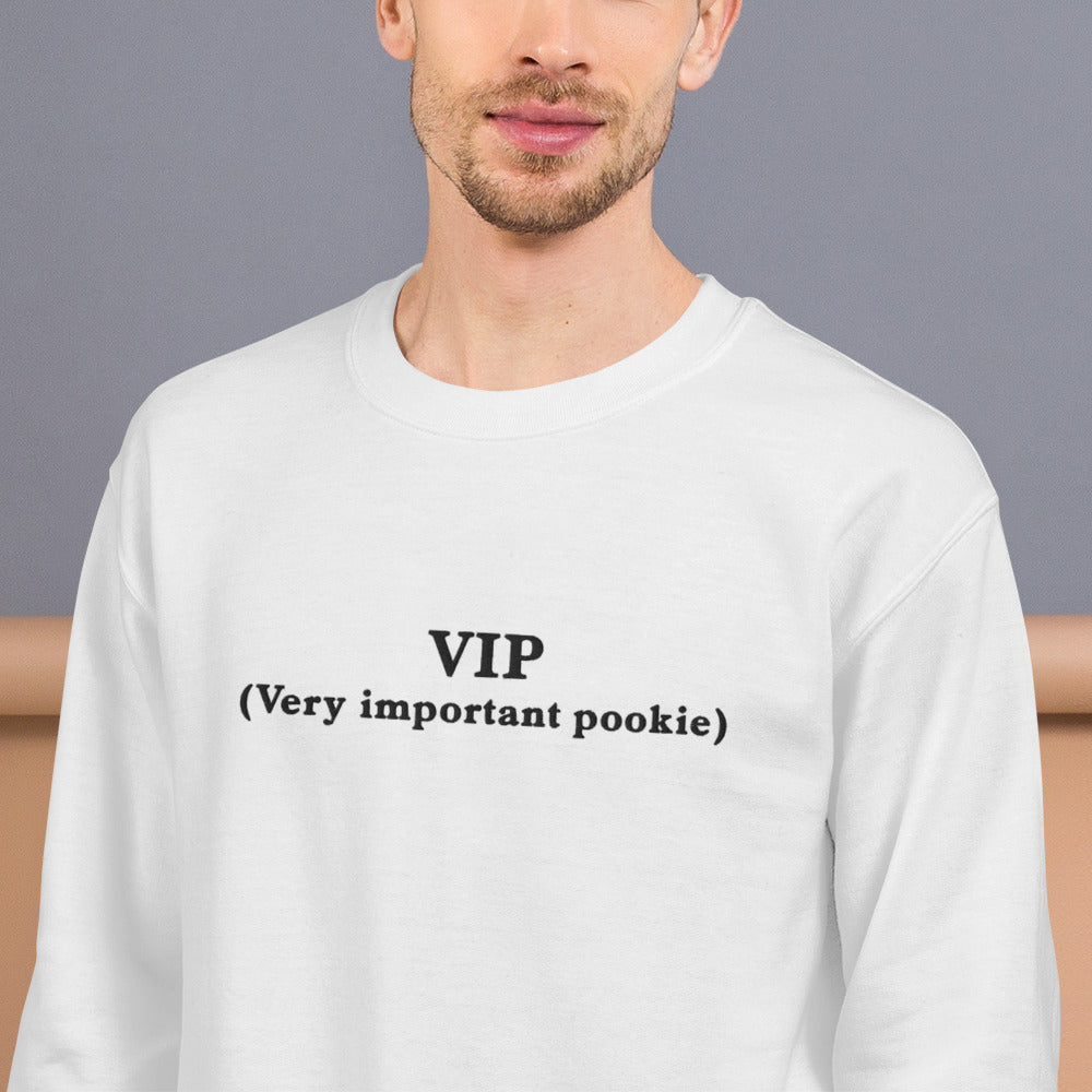 VIP - very imporant pookie (embroidered) sweatshirt Orbital Clothing