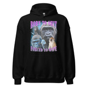 Zum Scheißen geboren, zum Abwischen gezwungen – Hoodie