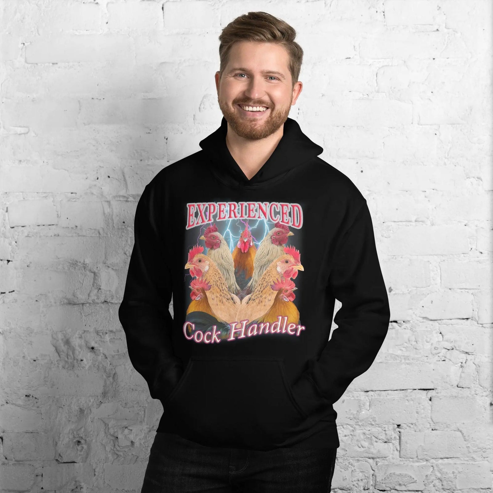 Experienced Cock Handler (OG design!) Hoodie - Orbital Clothing