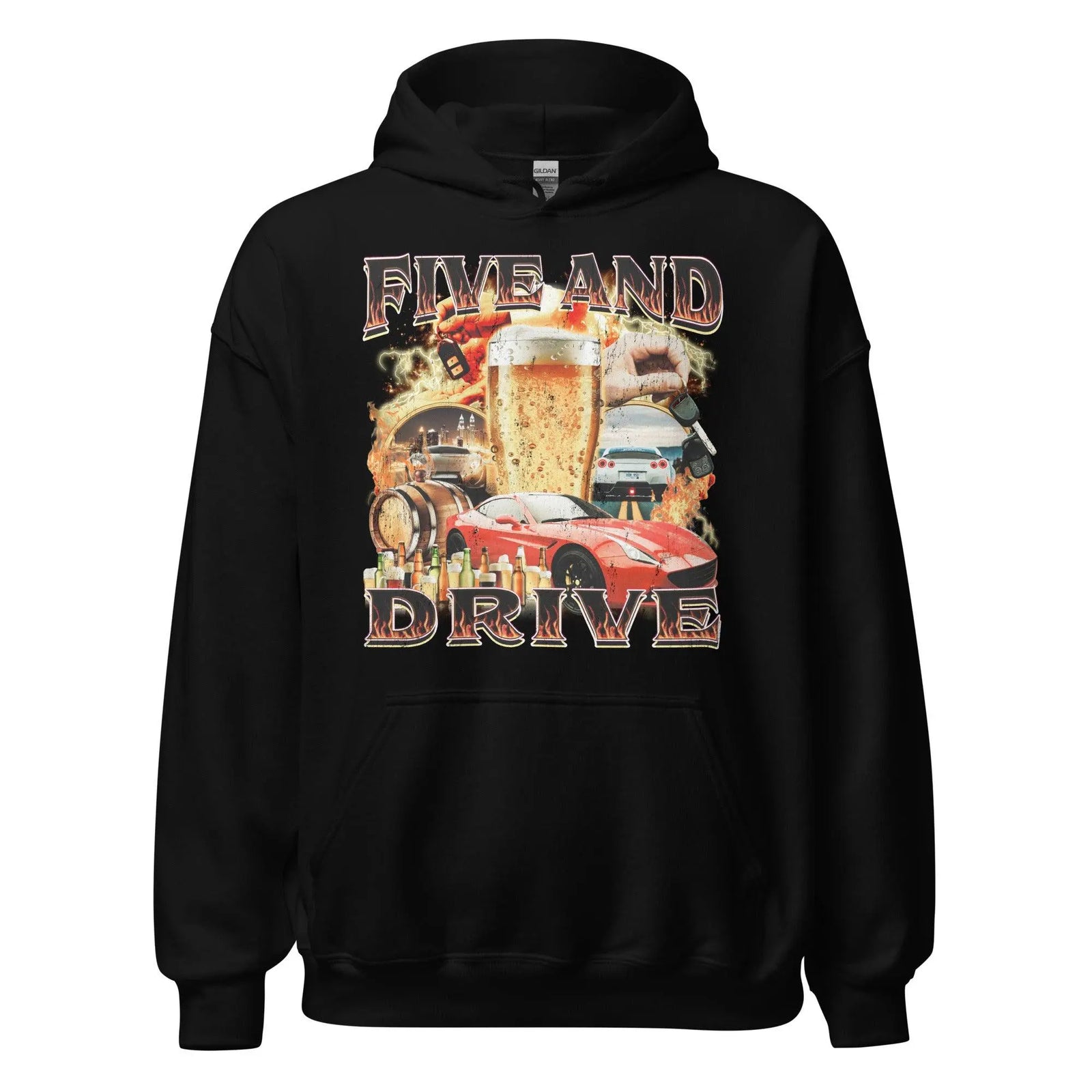 Five and Drive Hoodie - Orbital Clothing