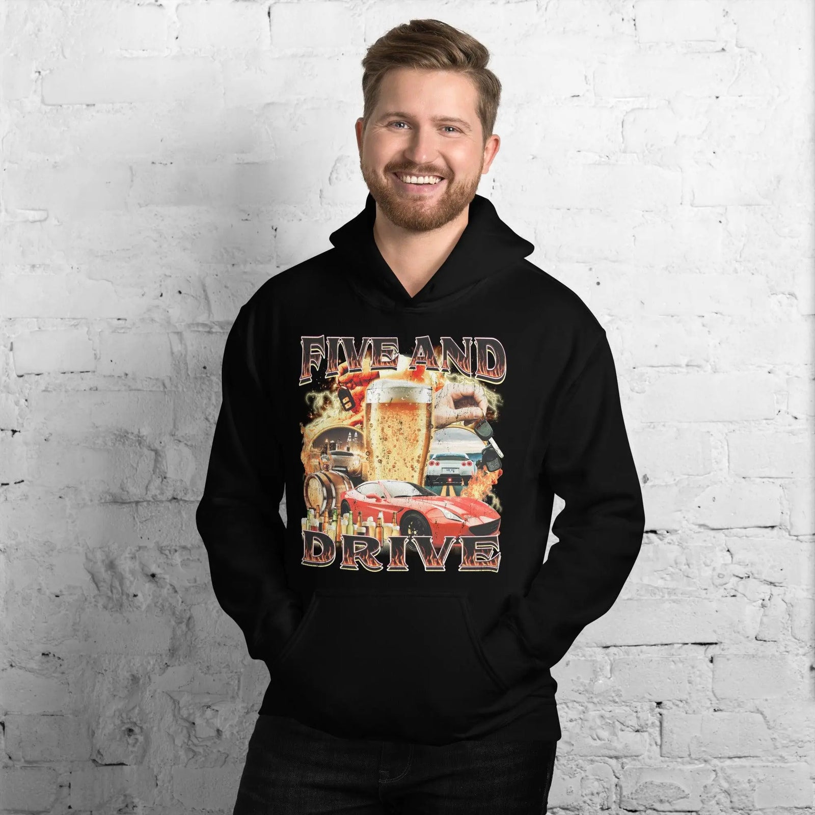 Five and Drive Hoodie - Orbital Clothing
