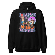Ich liebe Bergleute Hoodie