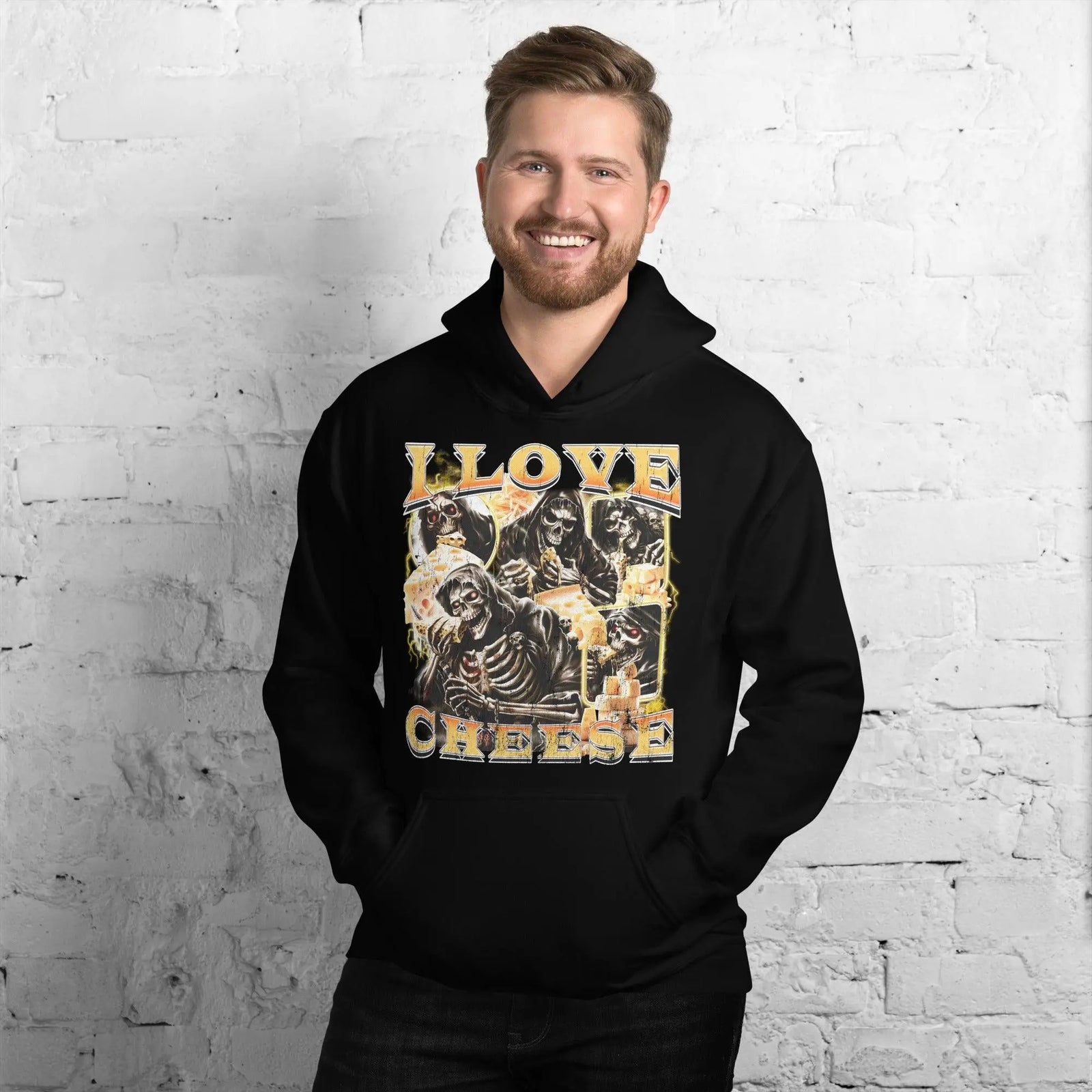 I Love Cheese Hoodie - Orbital Clothing