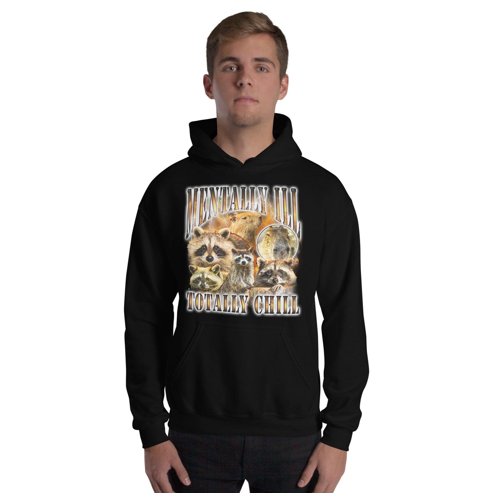 Mentally Ill Totally Chill Hoodie - Orbital Clothing