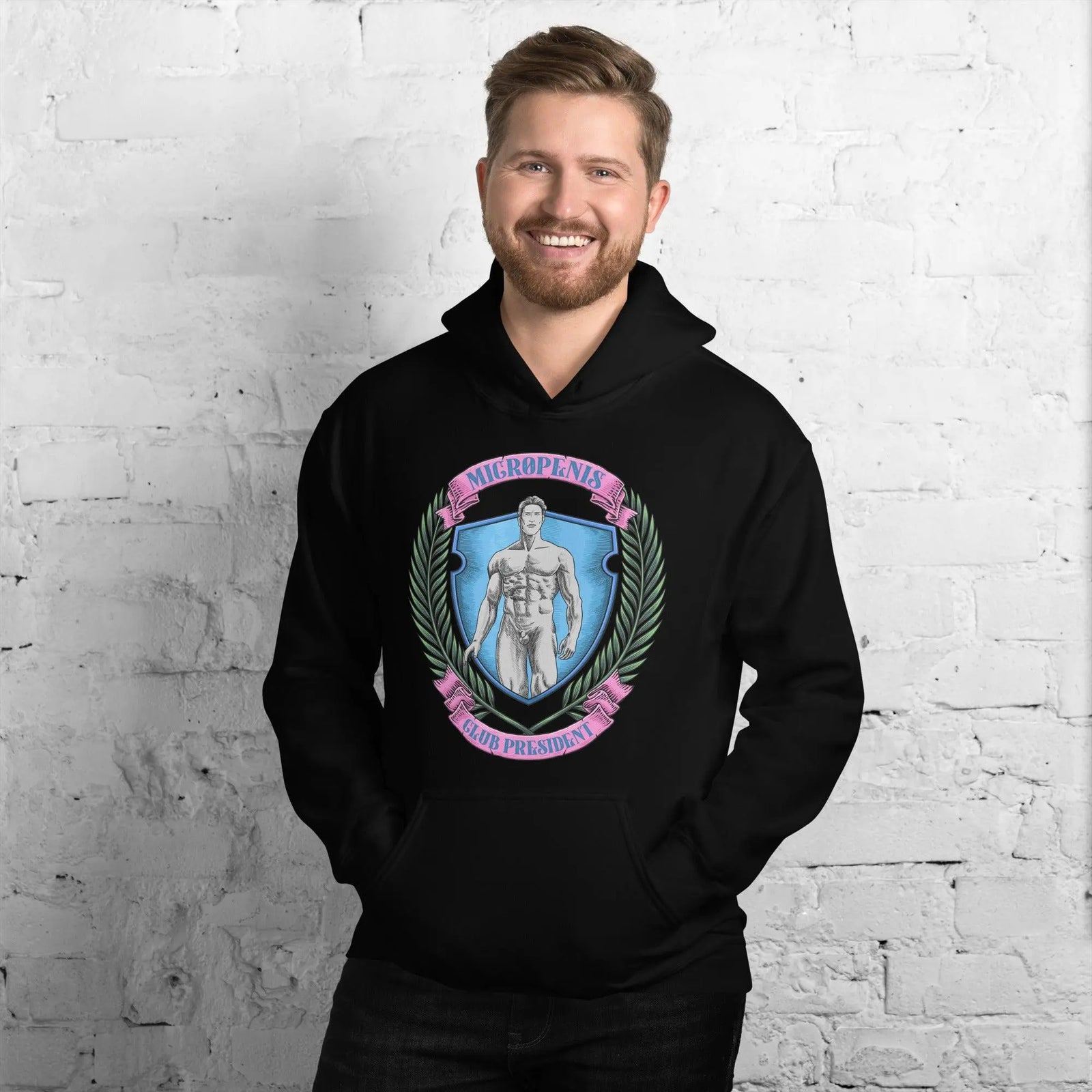 Micro Penis Club President Hoodie - Orbital Clothing