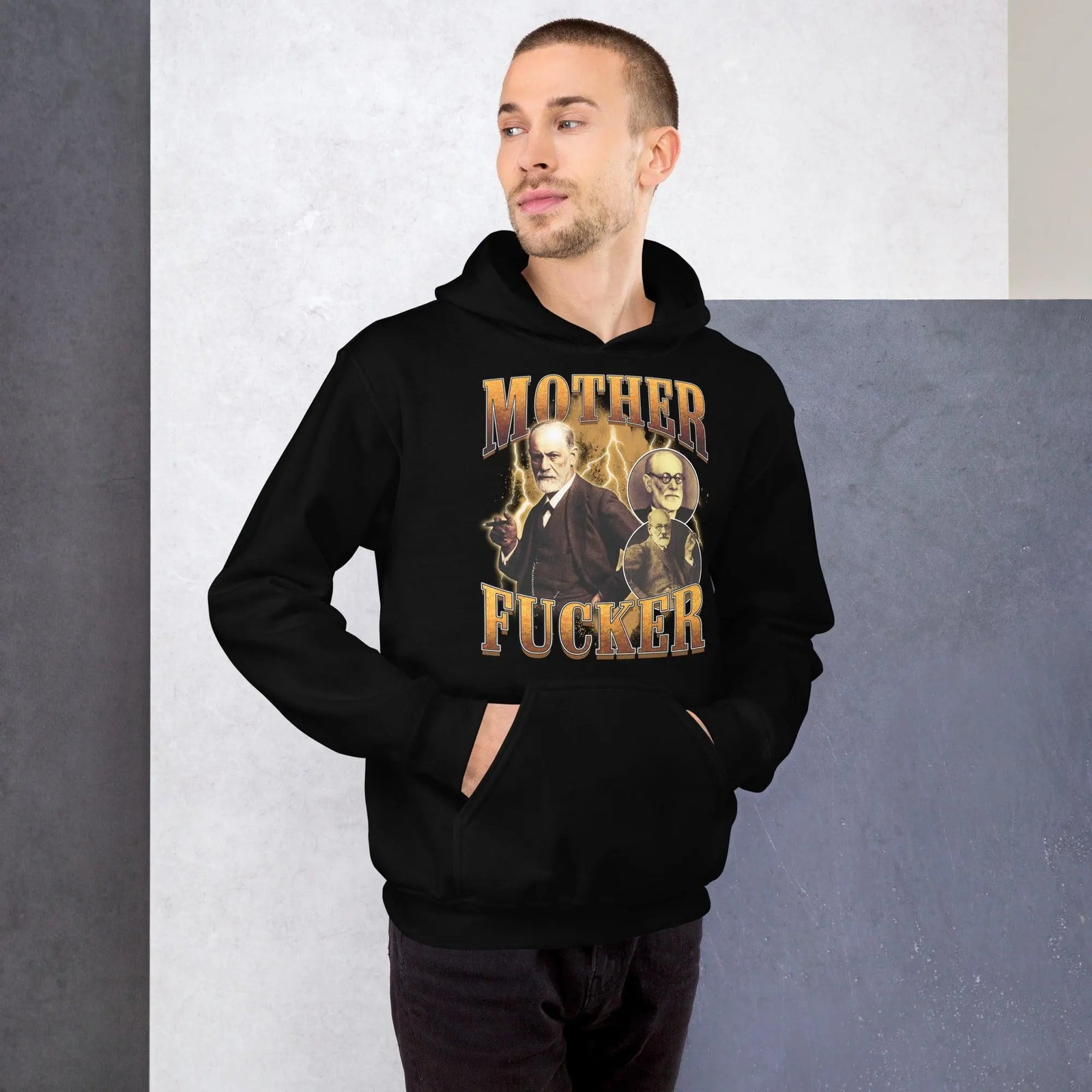 Mother Fucker (Freud) Hoodie - Orbital Clothing