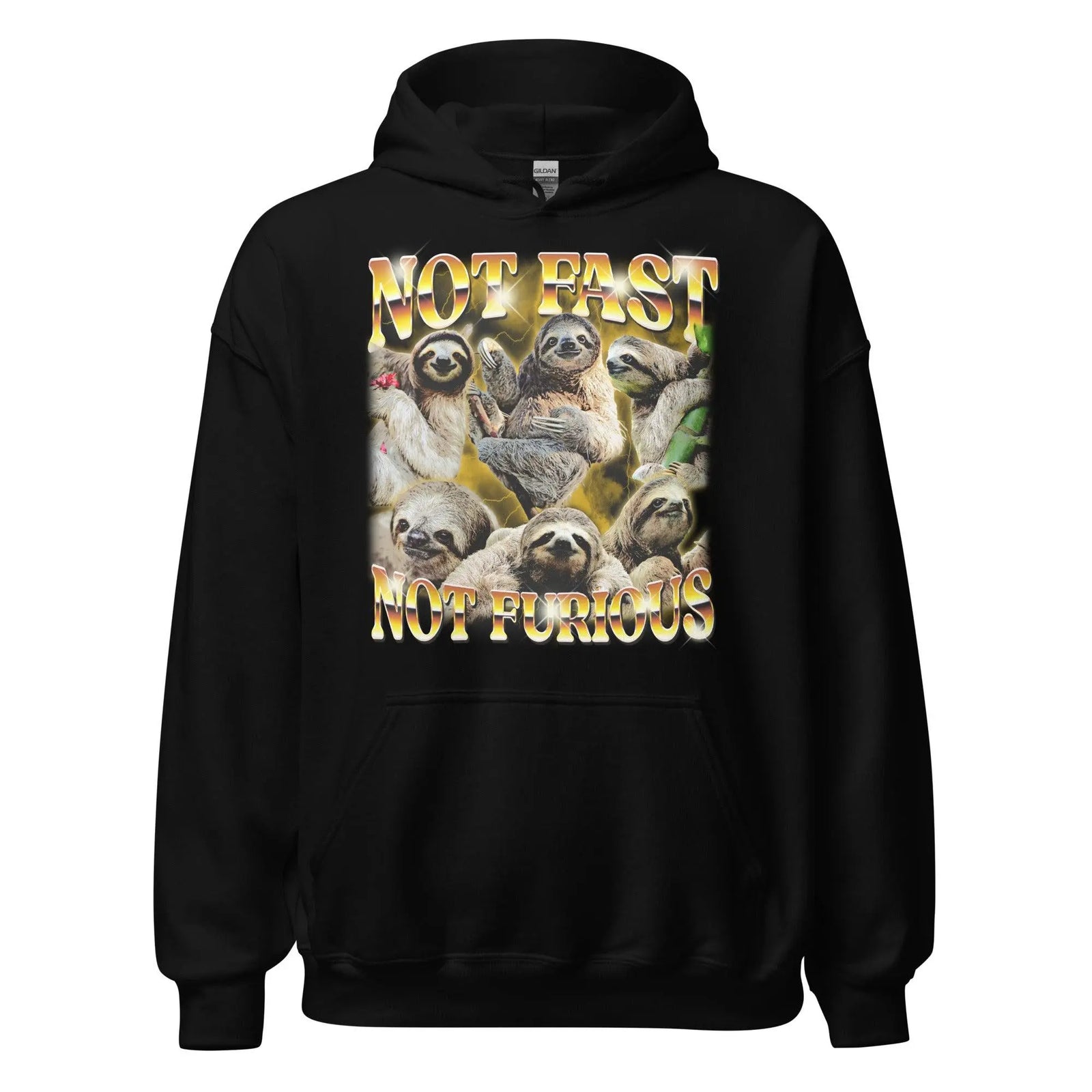 Not Fast Not Furious Hoodie - Orbital Clothing