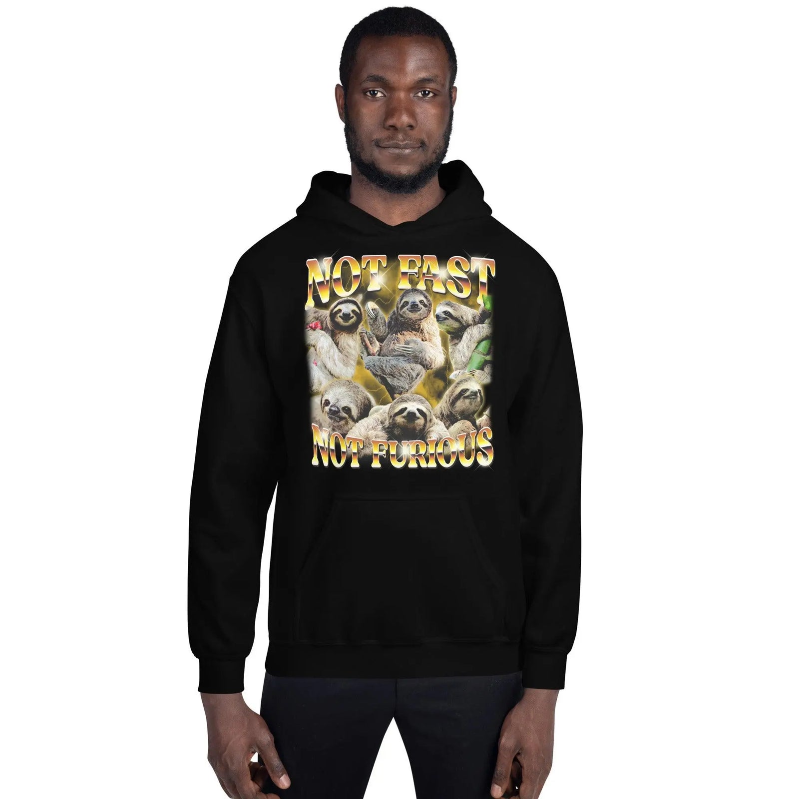 Not Fast Not Furious Hoodie - Orbital Clothing