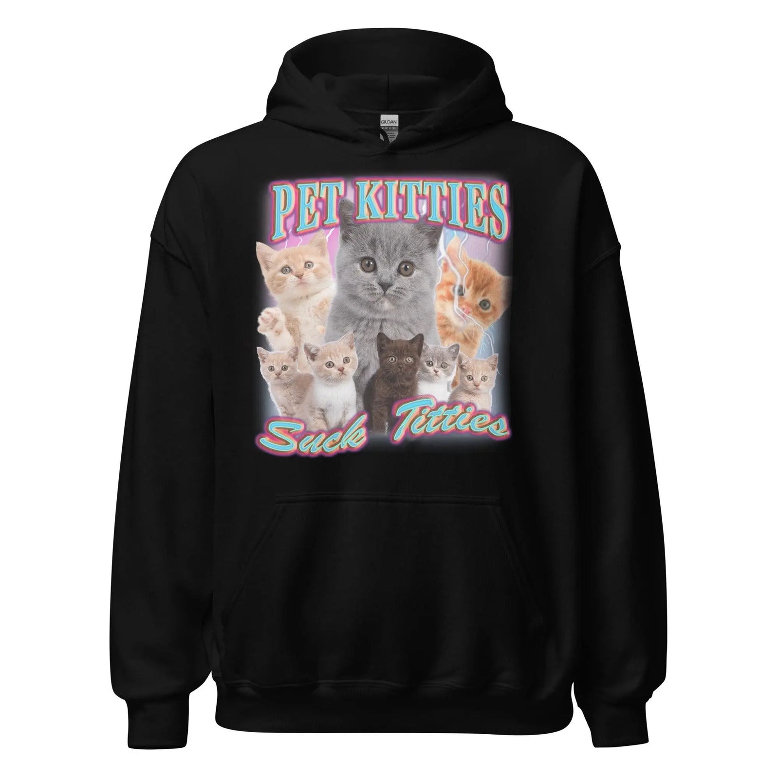Pet Kitties Suck Titties Hoodie - Orbital Clothing
