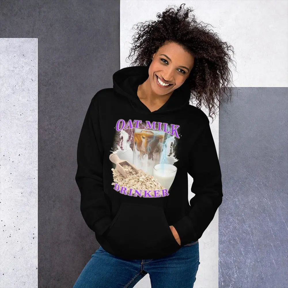 Oat Milk Drinker Hoodie - Orbital Clothing