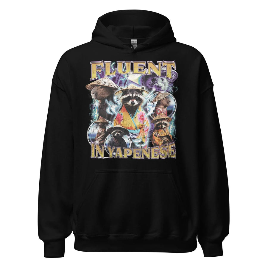 Fluent in Yapenese Hoodie - Orbital Clothing
