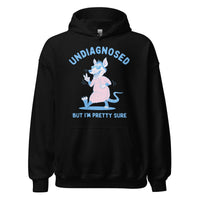 Niet gediagnosticeerd, maar ik ben er vrij zeker van Hoodie - Zwart / S