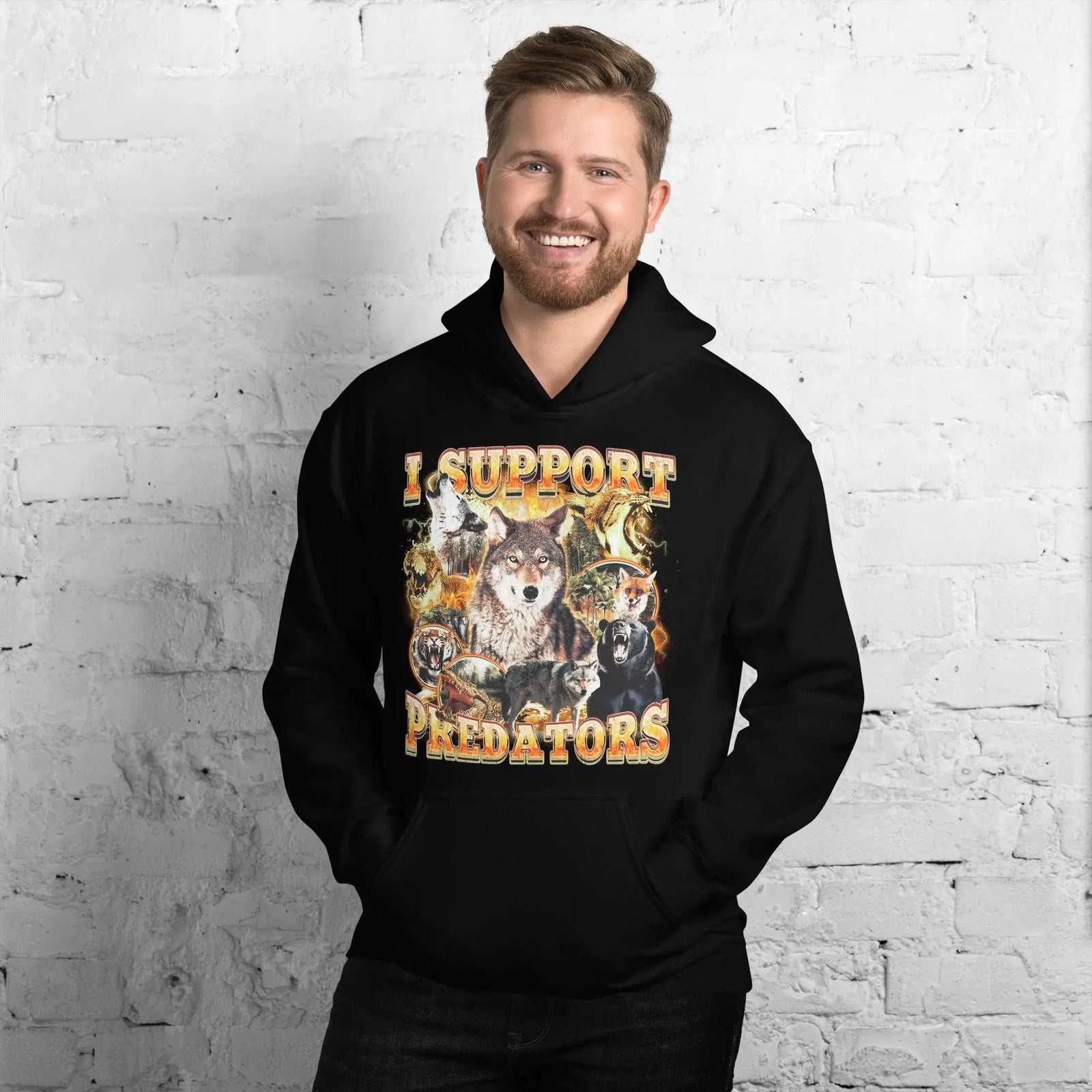 I Support Predators Hoodie - Orbital Clothing