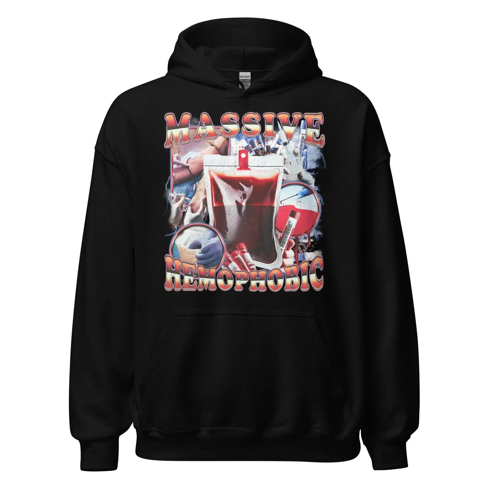 Massive Hemophobic Hoodie - Orbital Clothing