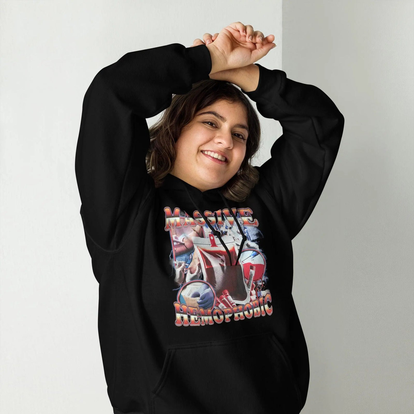 Massive Hemophobic Hoodie - Orbital Clothing