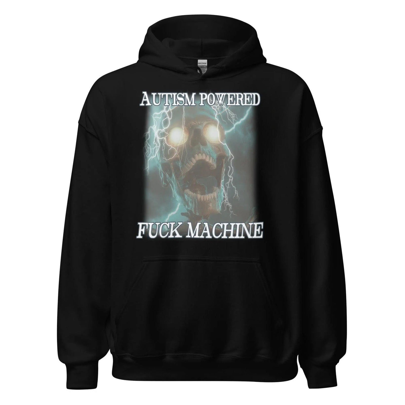 Autism Powered Fuck Machine Hoodie - Orbital Clothing
