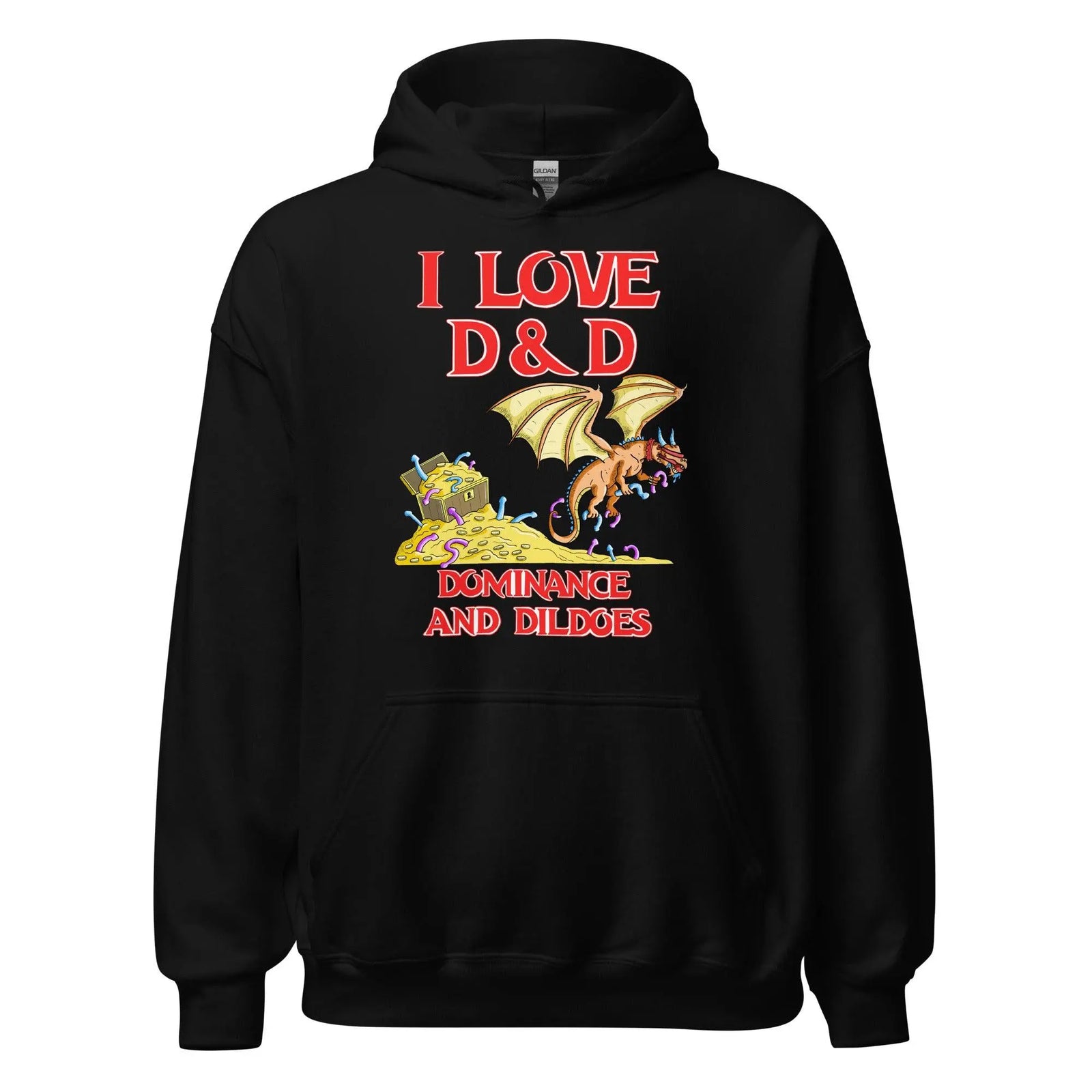 I Love D&D (Dominance and Dildoes) Hoodie - Orbital Clothing